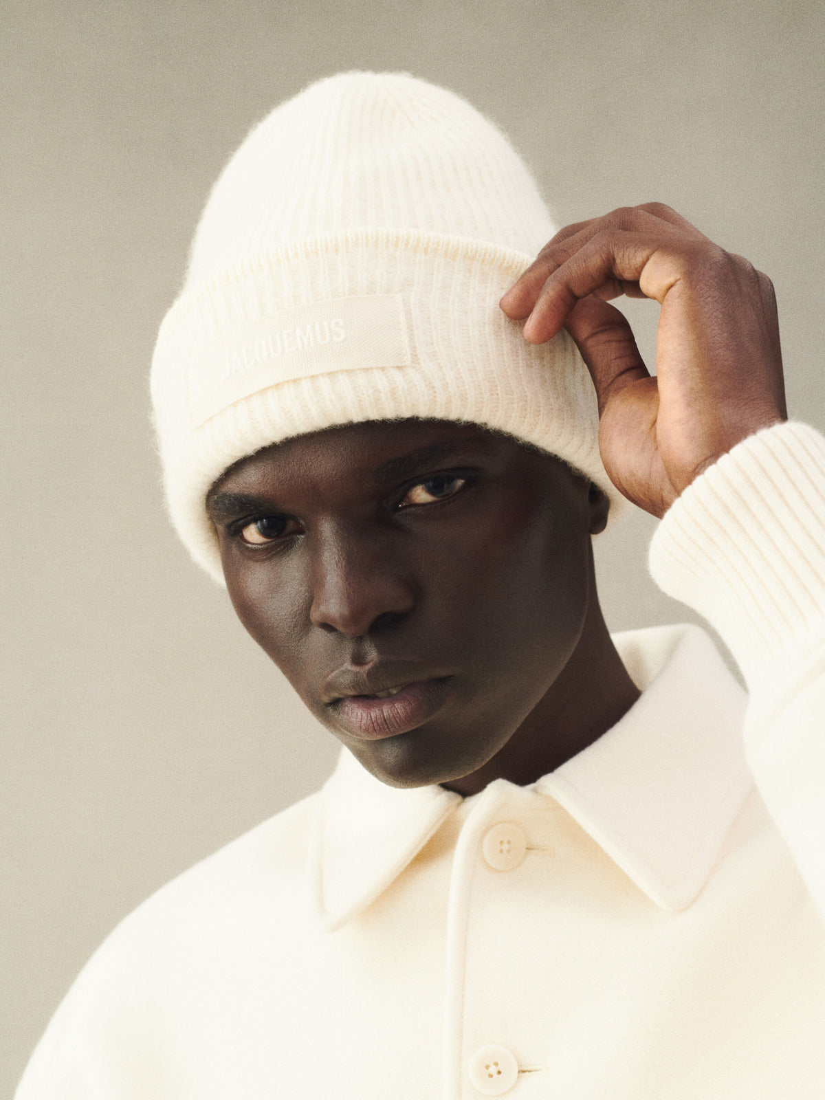 Le bonnet Gros Grain Blanc