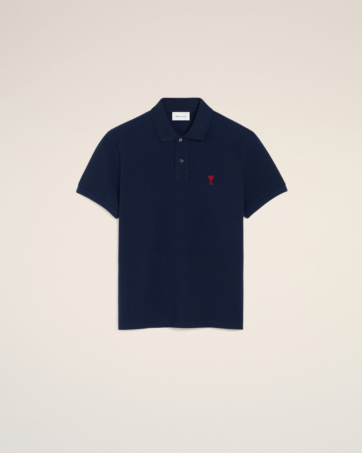 Polo Ami de Coeur en coton Bleu