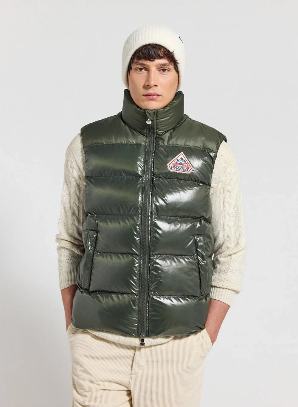 Doudoune sans manches Pyrenex John DEEP KHAKI