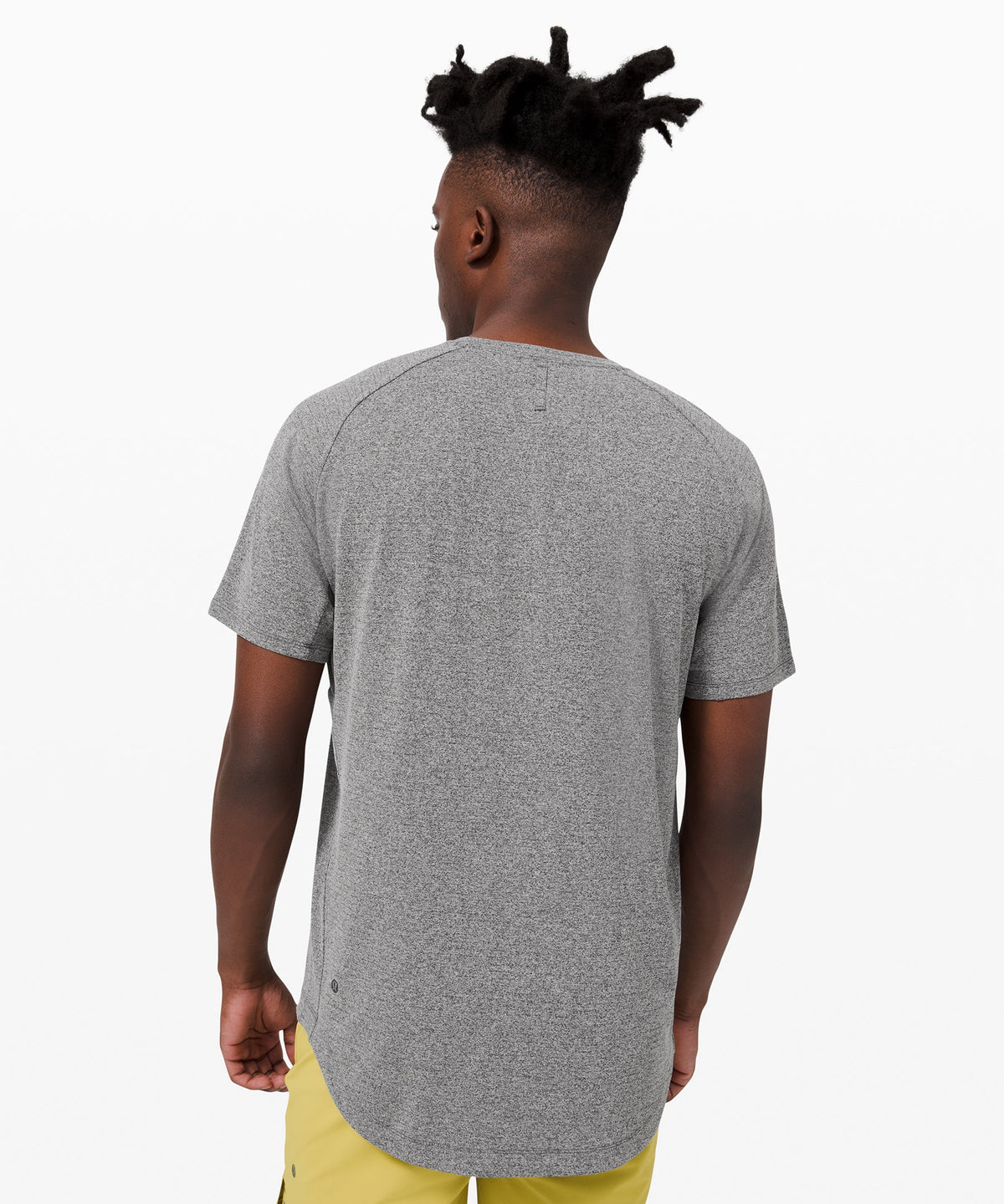 Lululemon DrySense Short Sleeve — Heather Grey Sage