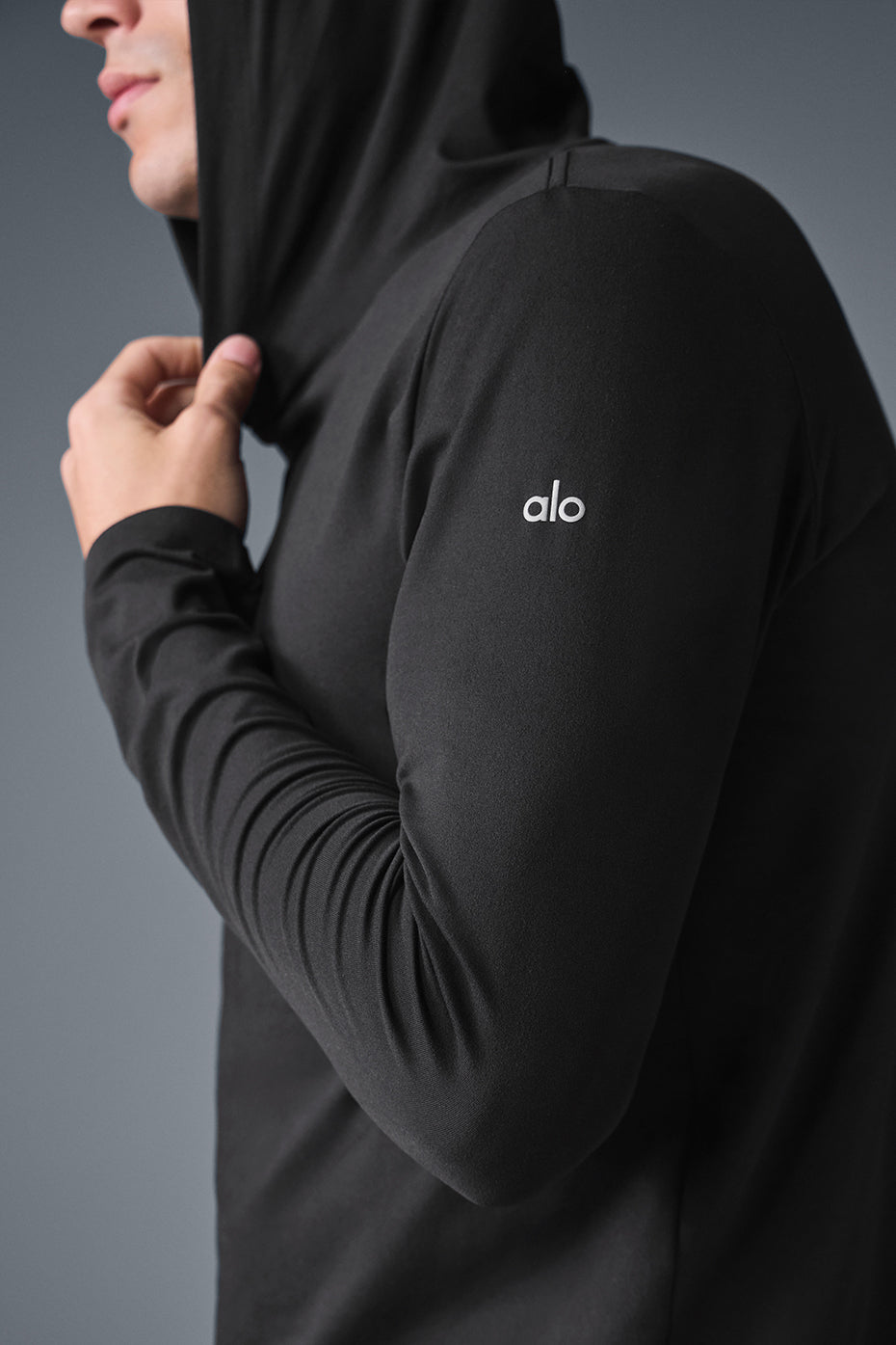 Conquer Reform Long Sleeve With Hood - Black