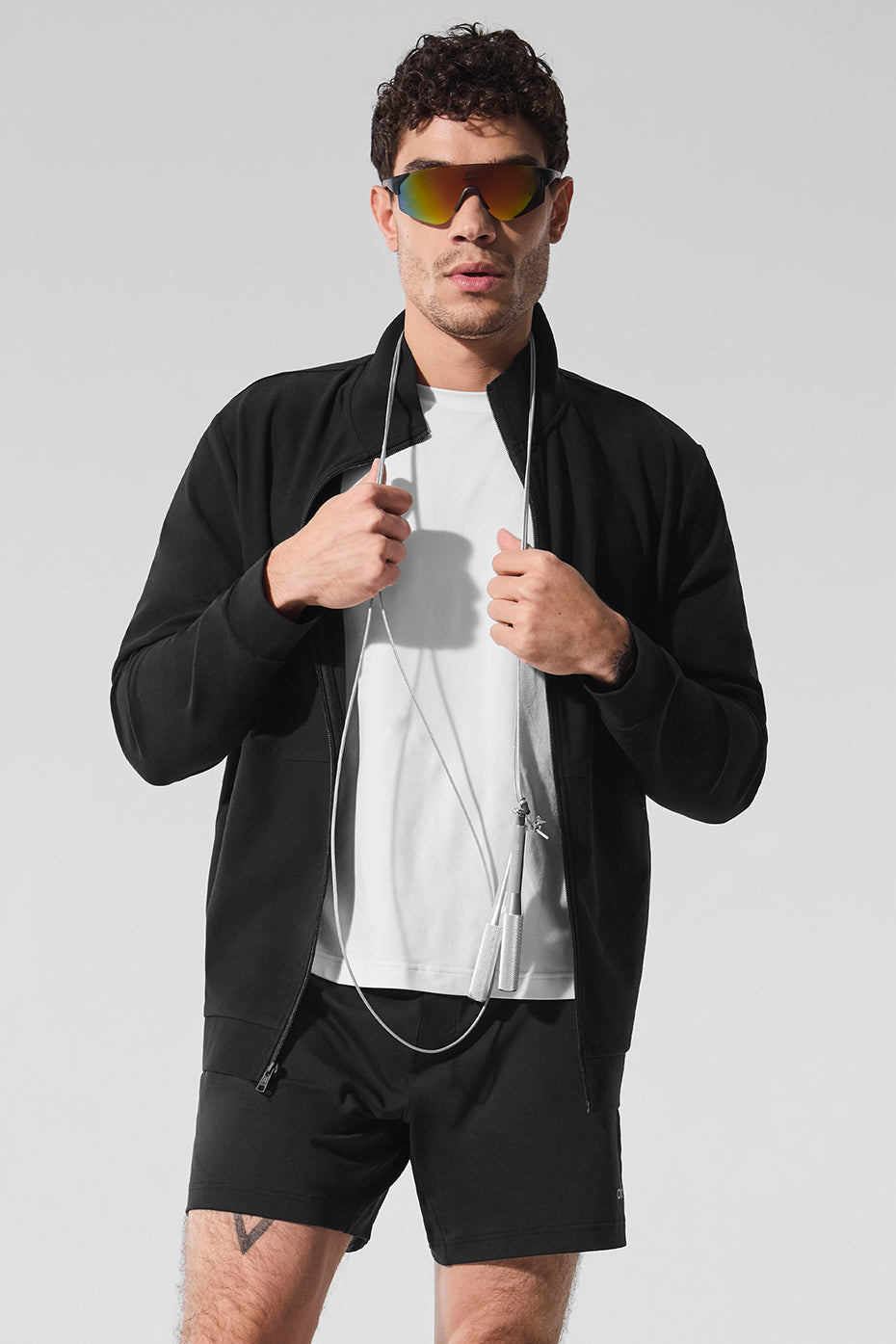 Veste Conquer Max Mock Neck Full Zip Black