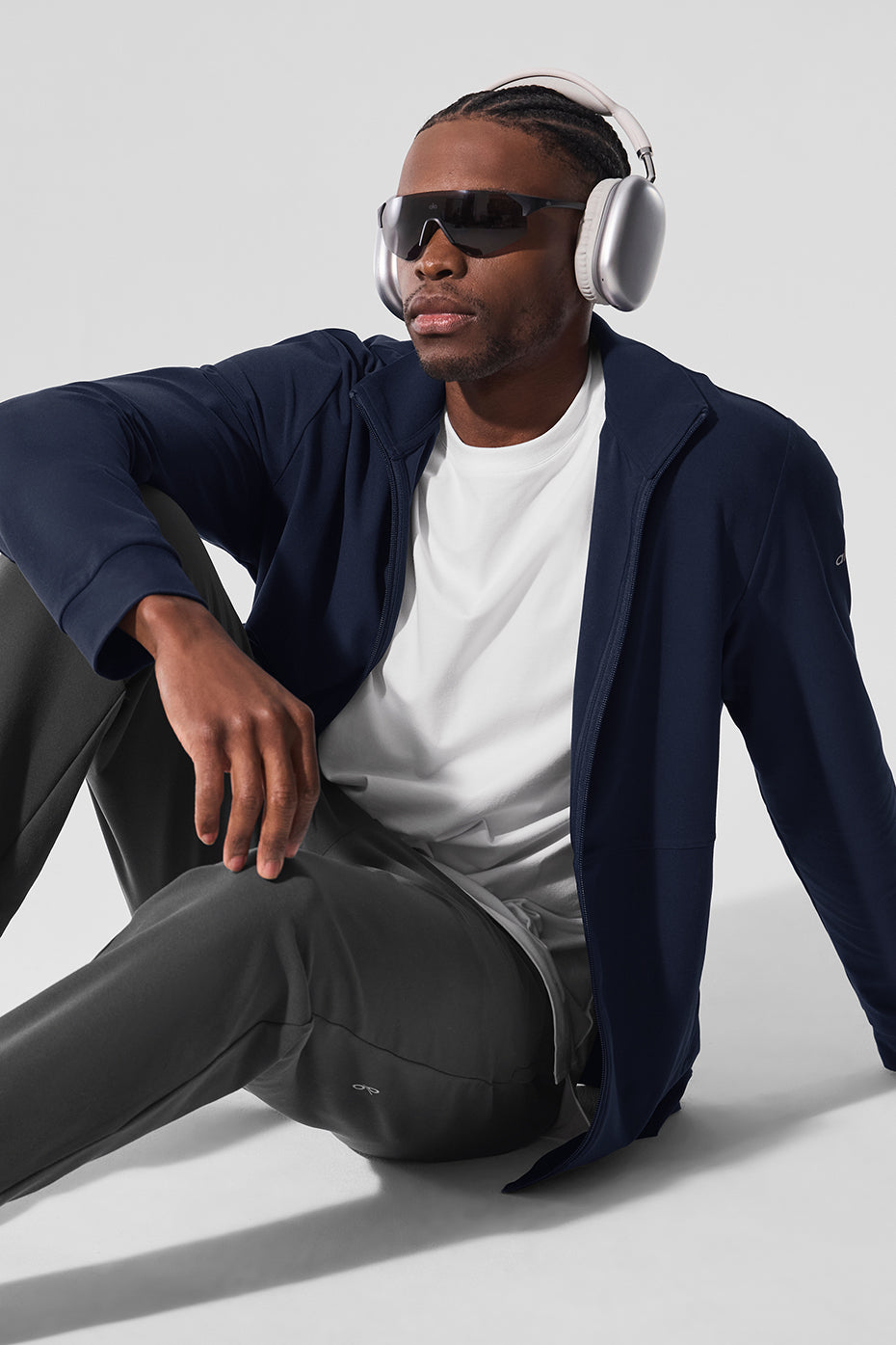 Veste Conquer Max Mock Neck Full Zip Navy