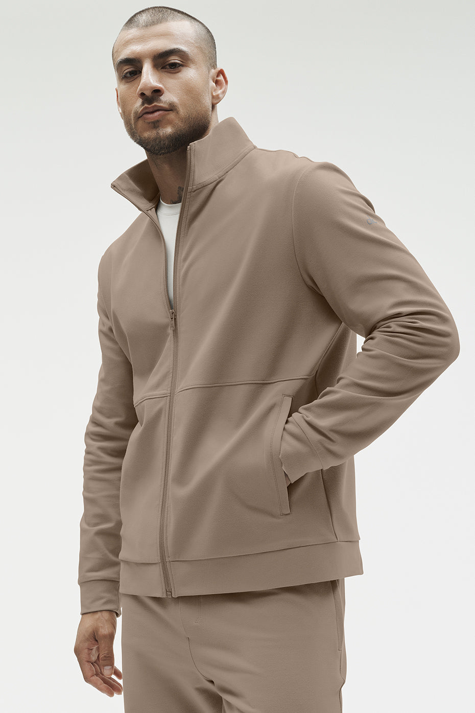 Veste Conquer Max Mock Neck Full Zip Gravel