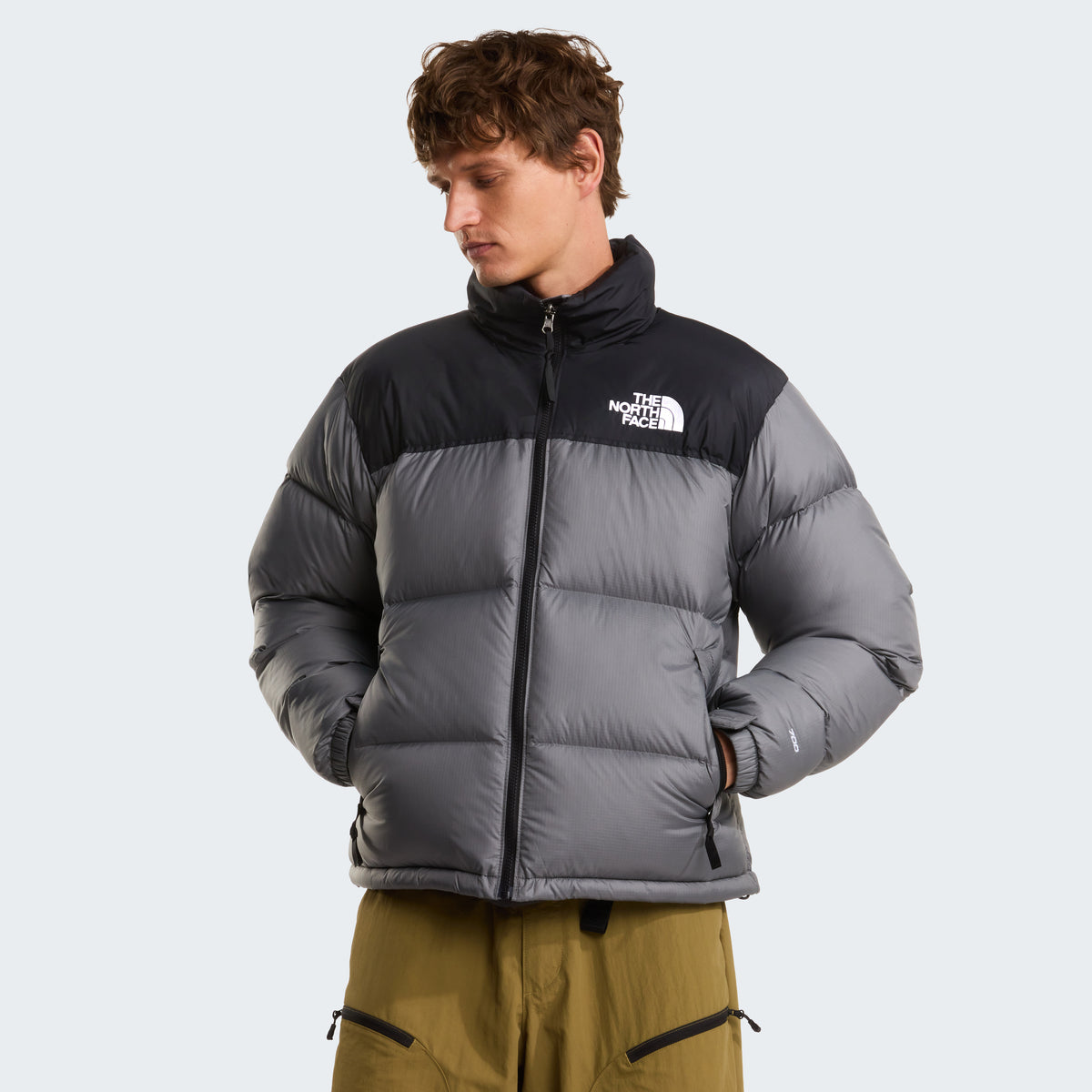 The North Face 1996 Retro Nuptse Smoked Pearl-TNF Black