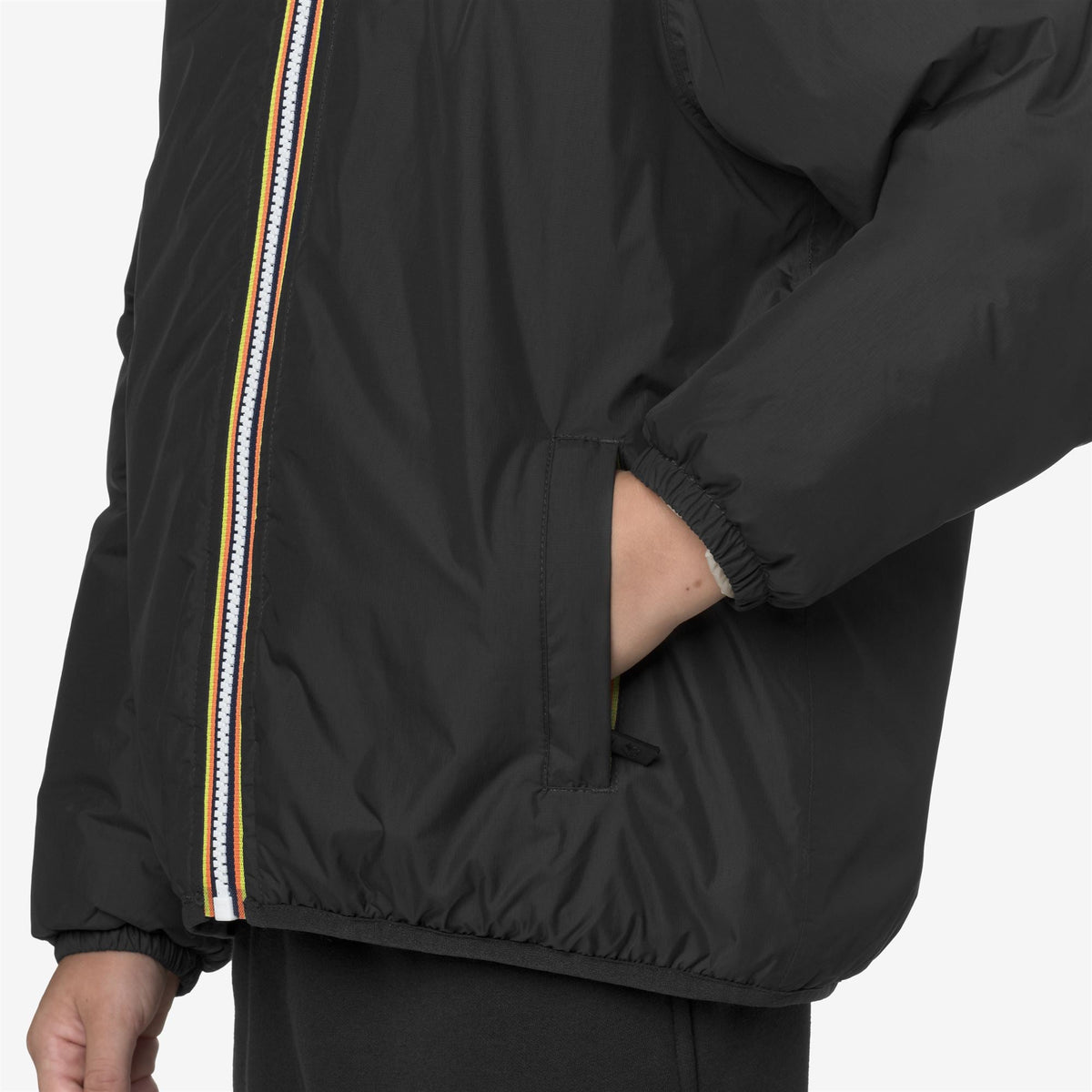 K-WAY ENFANT - P. LE VRAI 4.0 CLAUDE ORSETTO Black Pure