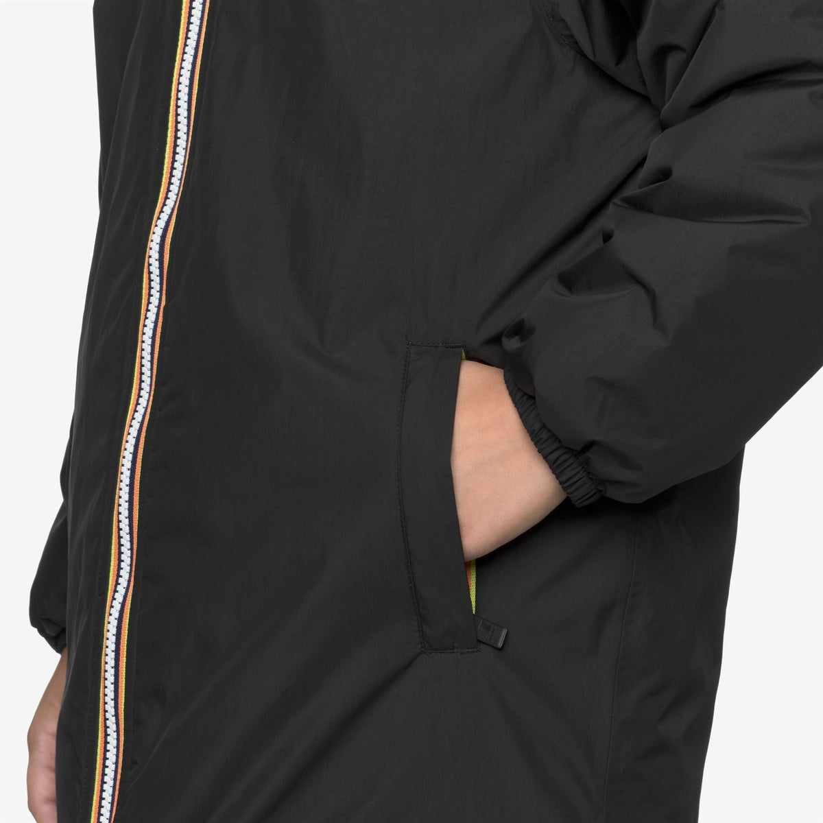 K-WAY ENFANT - P. LE VRAI 4.0 EIFFEL ORSETTO Black Pure