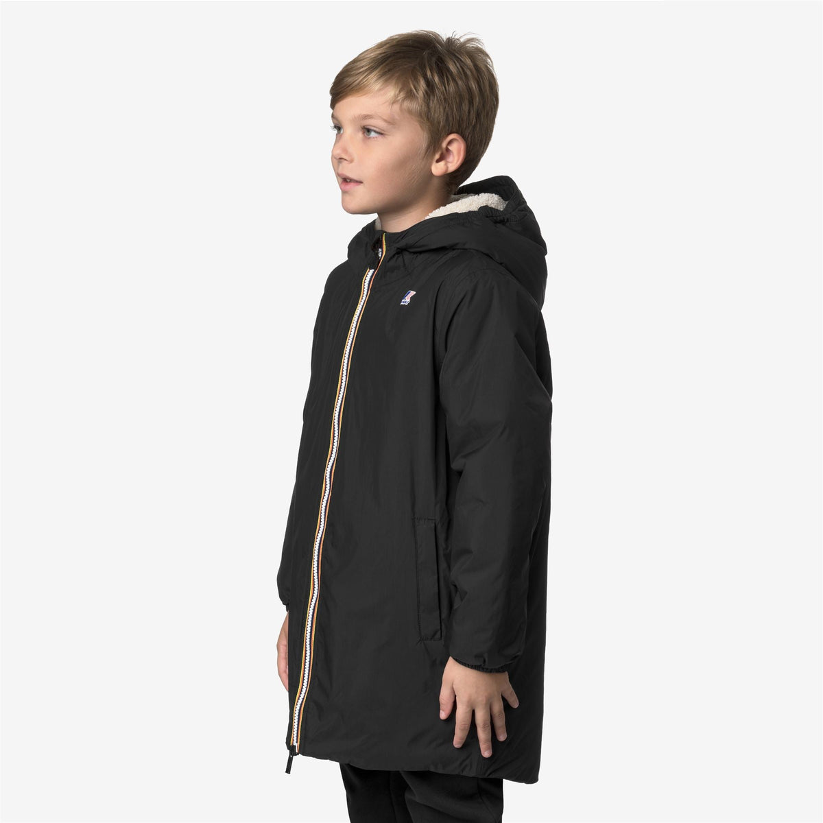 K-WAY ENFANT - P. LE VRAI 4.0 EIFFEL ORSETTO Black Pure
