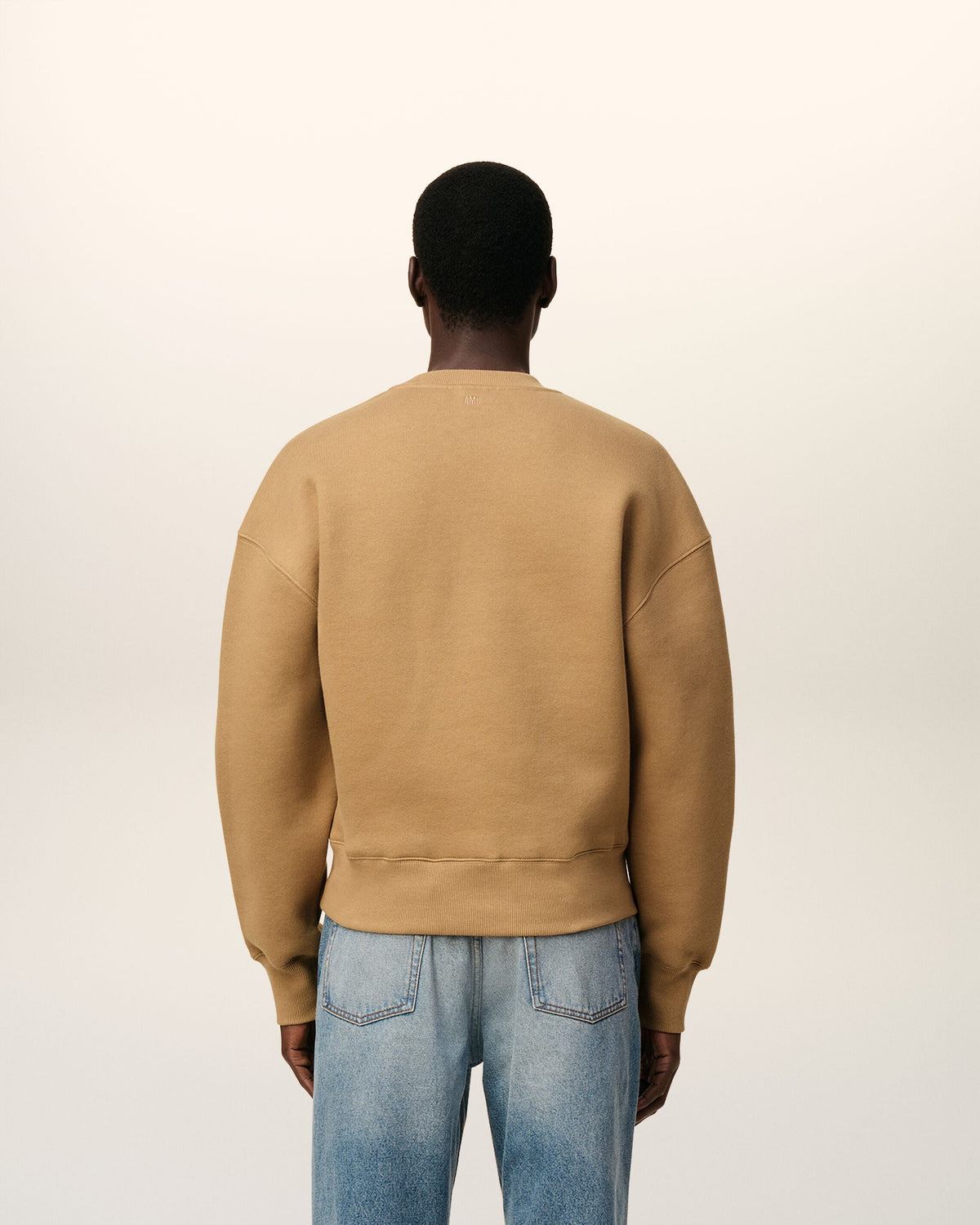 Sweatshirt Marron Ami De Coeur En Coton — CAMEL