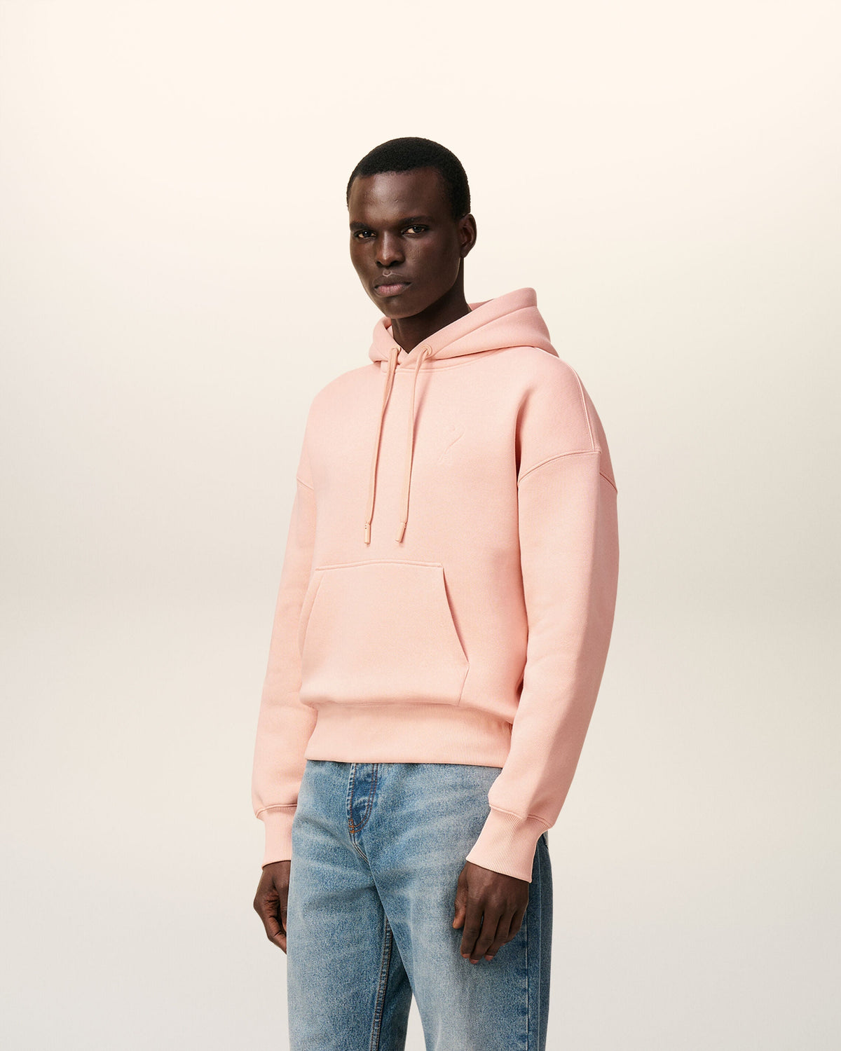 Hoodie Rose Ami De Coeur En Coton