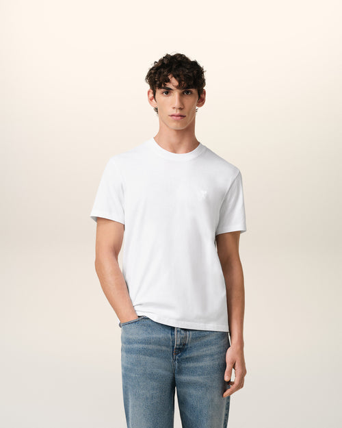 T-shirt Blanc Ami de Coeur En Coton