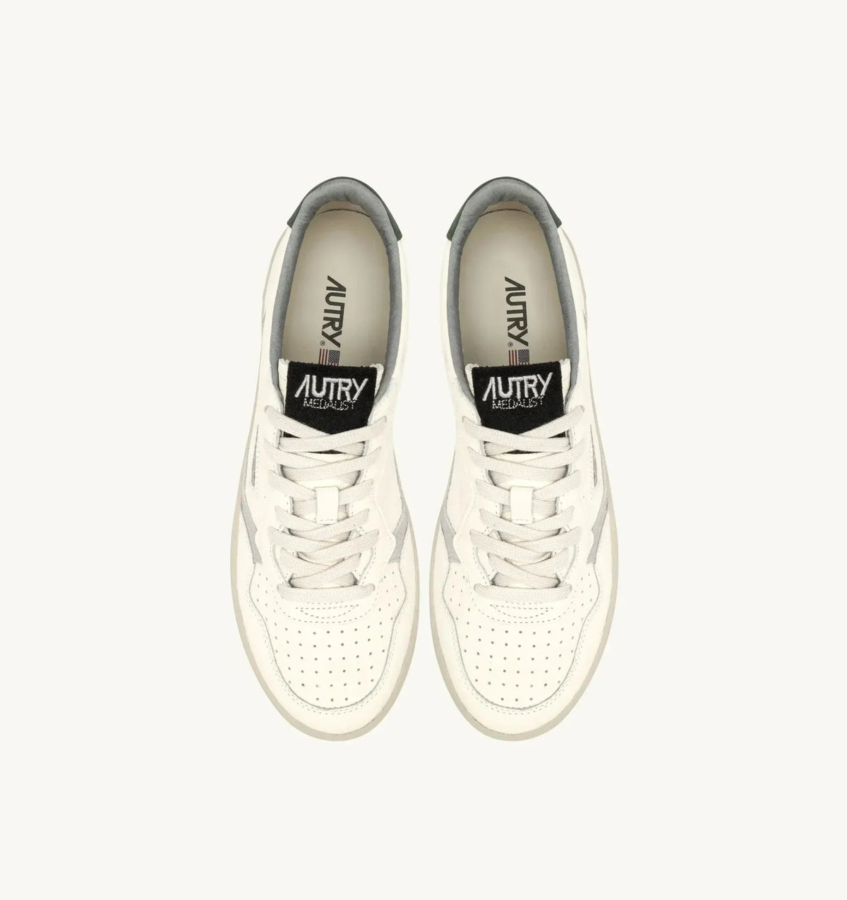 AUTRY - Baskets medalist low en cuir mountain et loft
