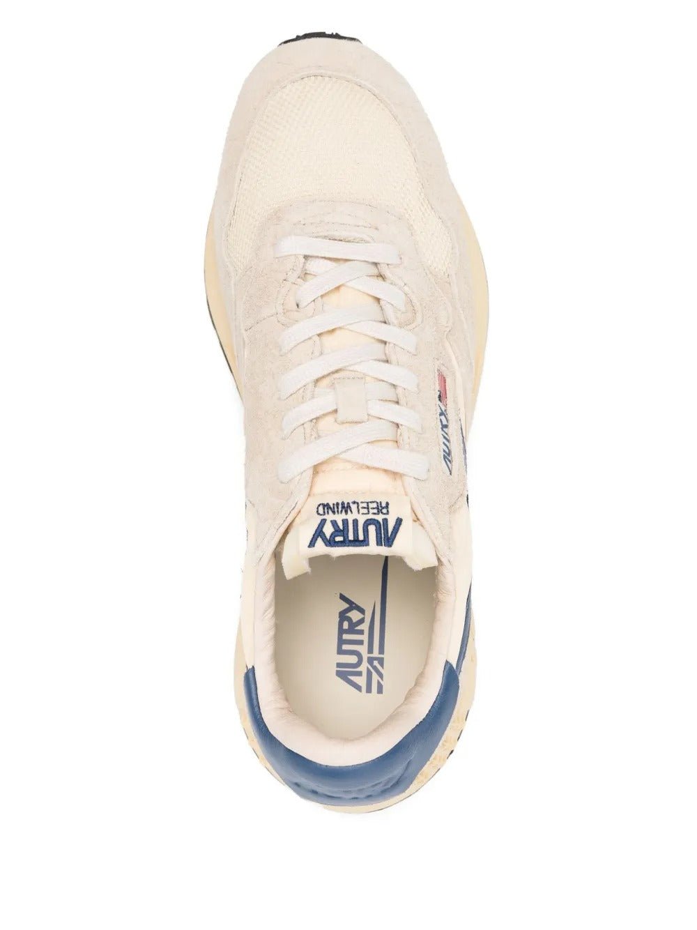 AUTRY - Baskets Reelwind Crème et Bleu