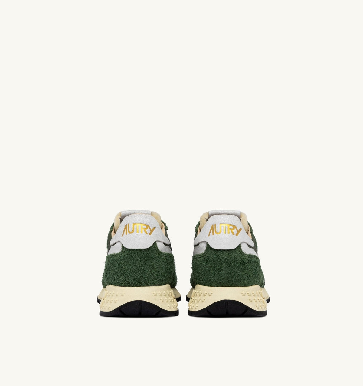 AUTRY - BASKETS REELWIND LOW EN NYLON ET DAIM VERT MILITARY
