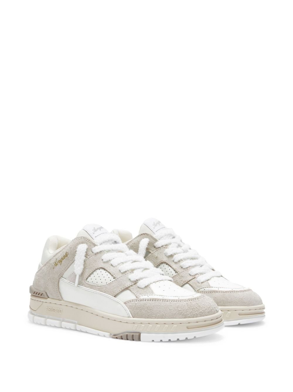 AXEL ARIGATO - Baskets Area Lo à empiècements beige