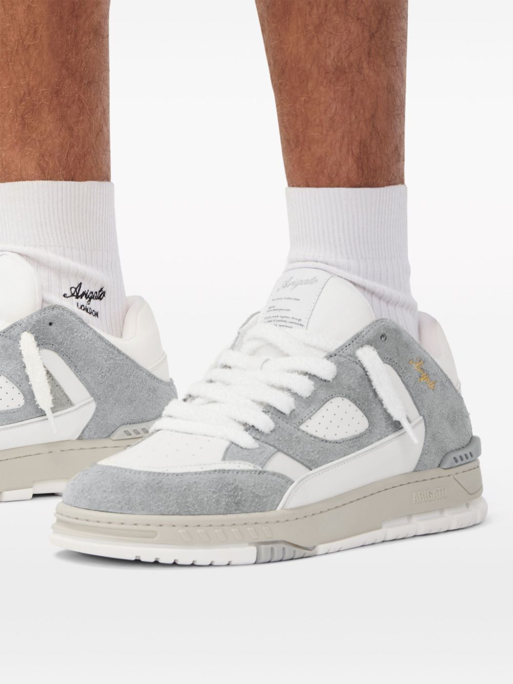 AXEL ARIGATO - Baskets Area Lo à empiècements gris