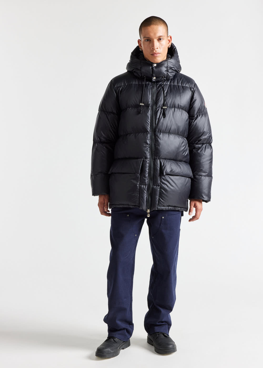 Doudoune à capuche pour homme Pyrenex Evolve Black