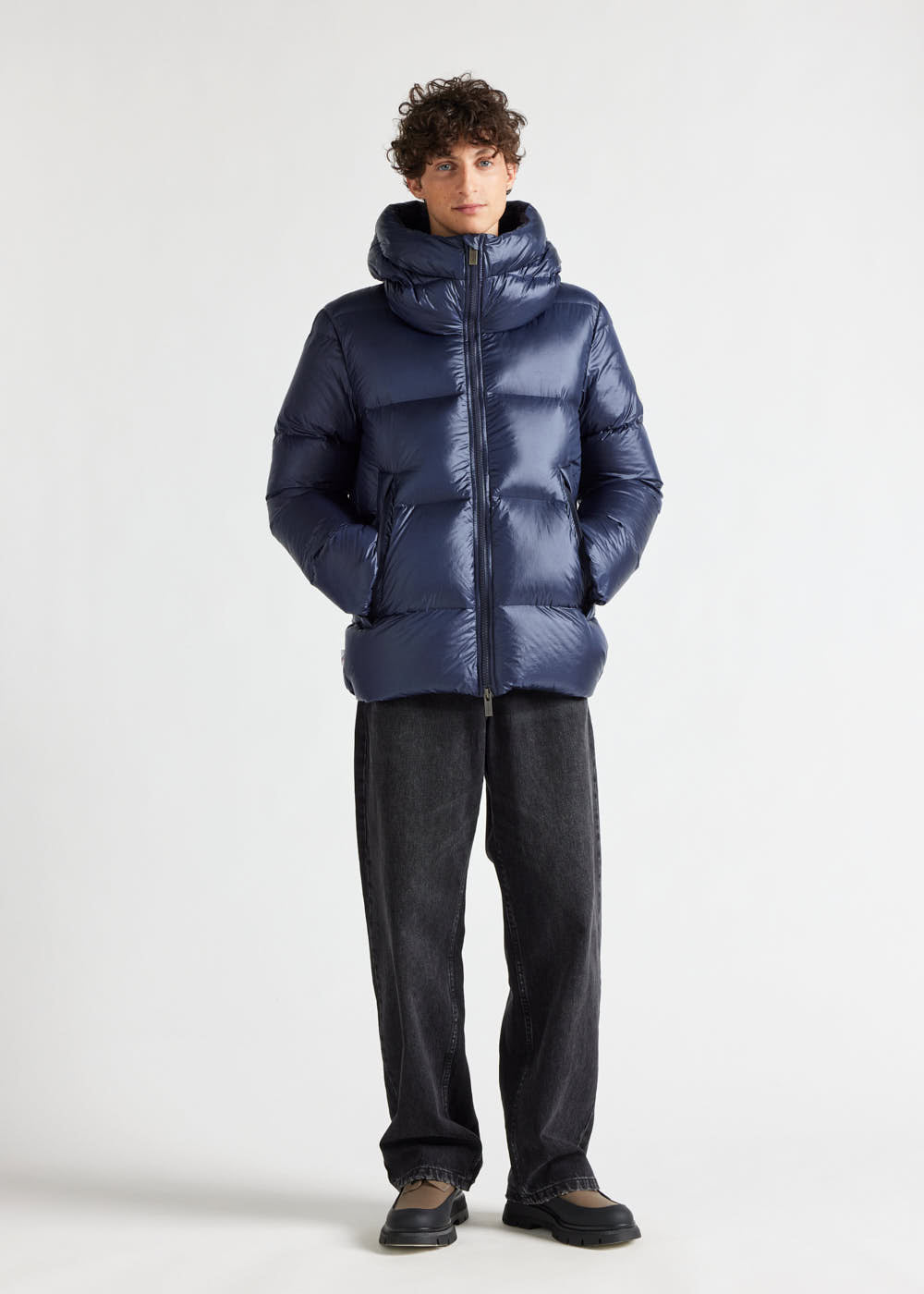Doudoune homme en duvet naturel Pyrenex Barry Amiral