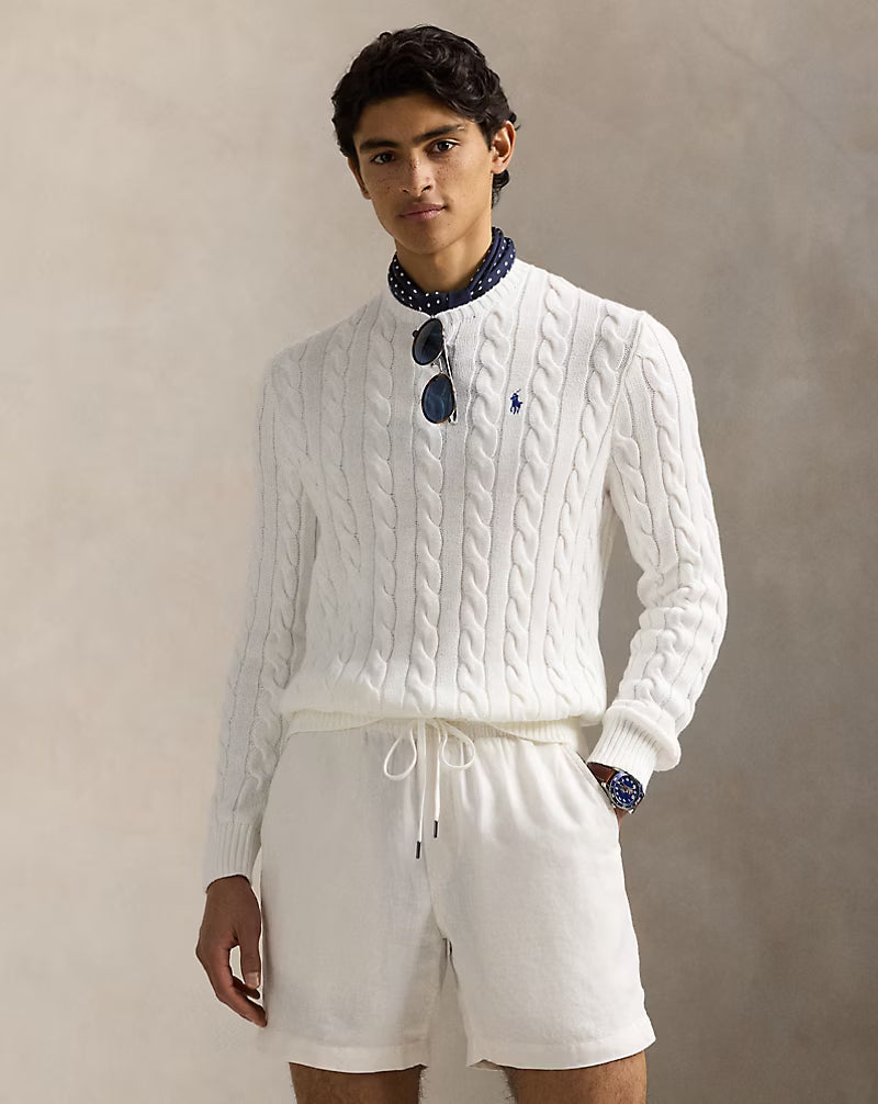 Pull en coton torsadé
