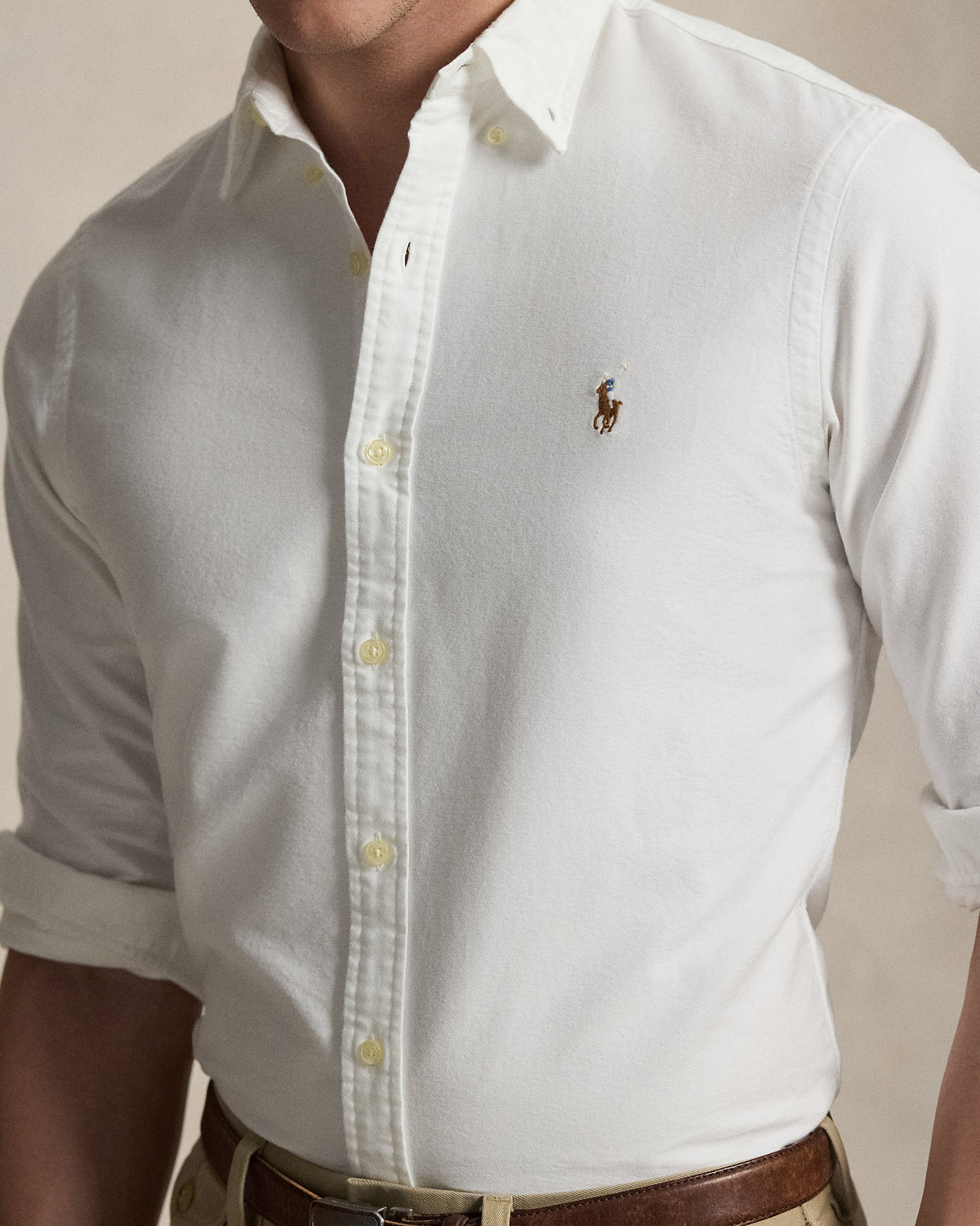 Chemise Oxford Slim Fit Blanc