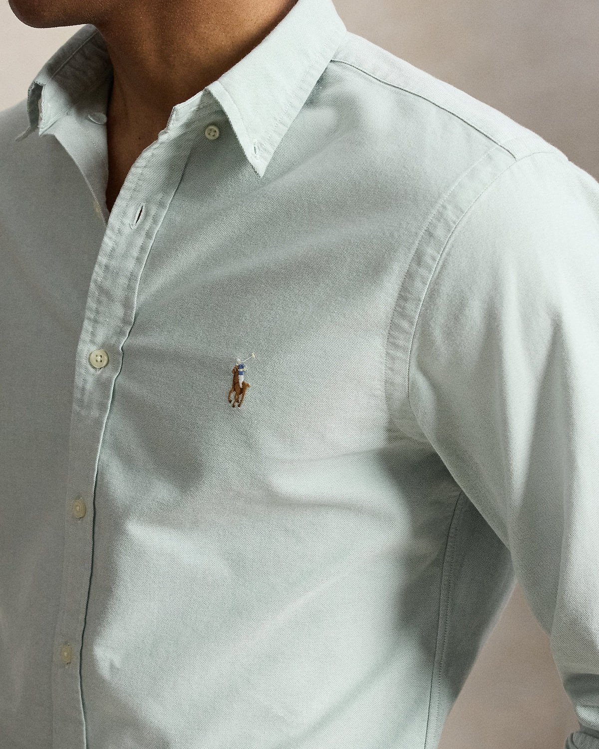 Chemise Oxford Slim Fit Menthe mystique