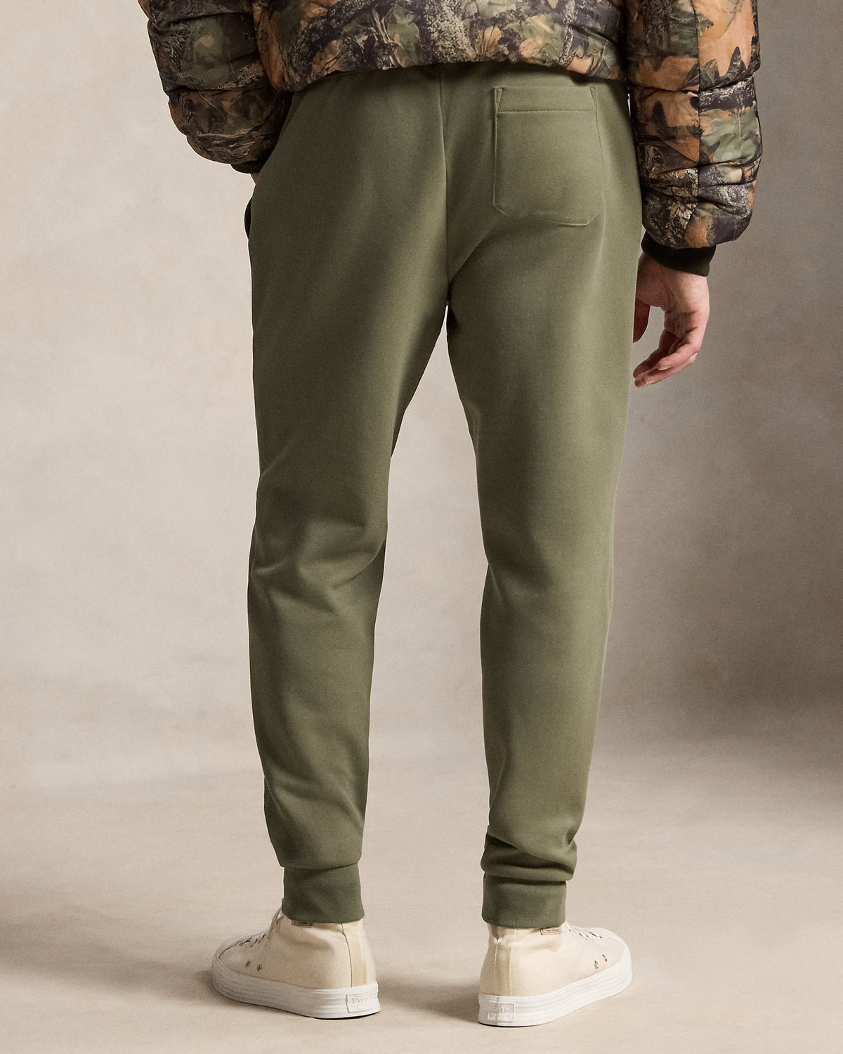 Pantalon de jogging jersey double Olive croisière