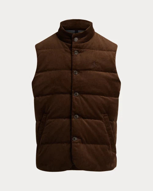 Le gilet Wynton en velours côtelé