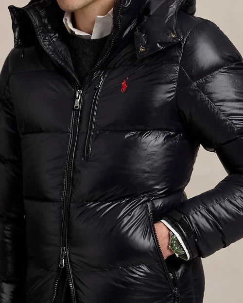 La doudoune brillante Gorham — Noir Polo brillant