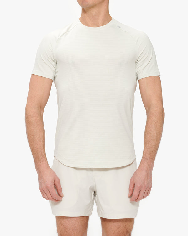 Lululemon Drysense Short Sleeve — Bone