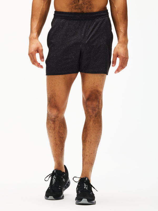 Lululemon Pace Breaker Short 7' - Lined — Speckled Heather Black Multi