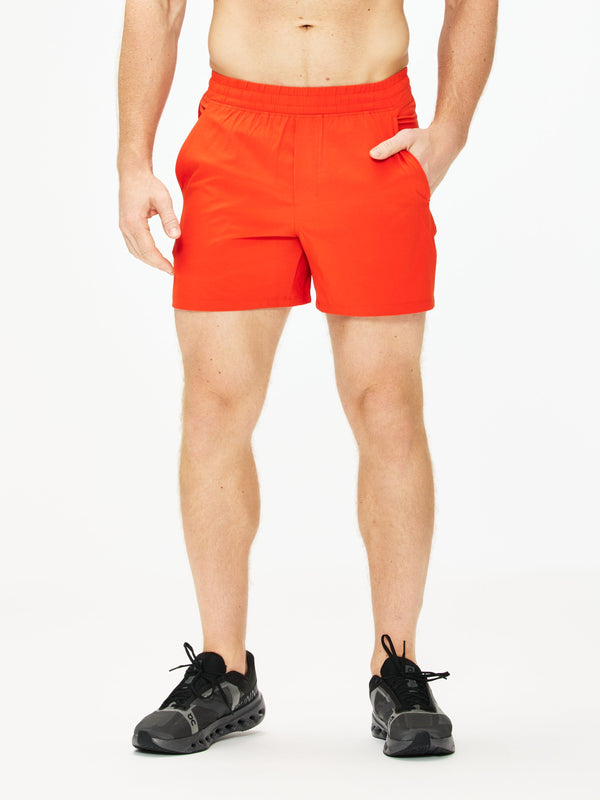 Lululemon Pace Breaker Short 5' - Unlined — Sunburst Orange