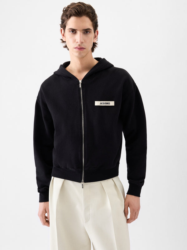 Le hoodie Gros Grain zippé