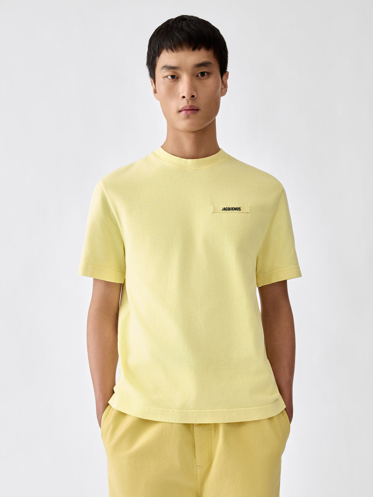 Le t-shirt Gros Grain Pale Yellow