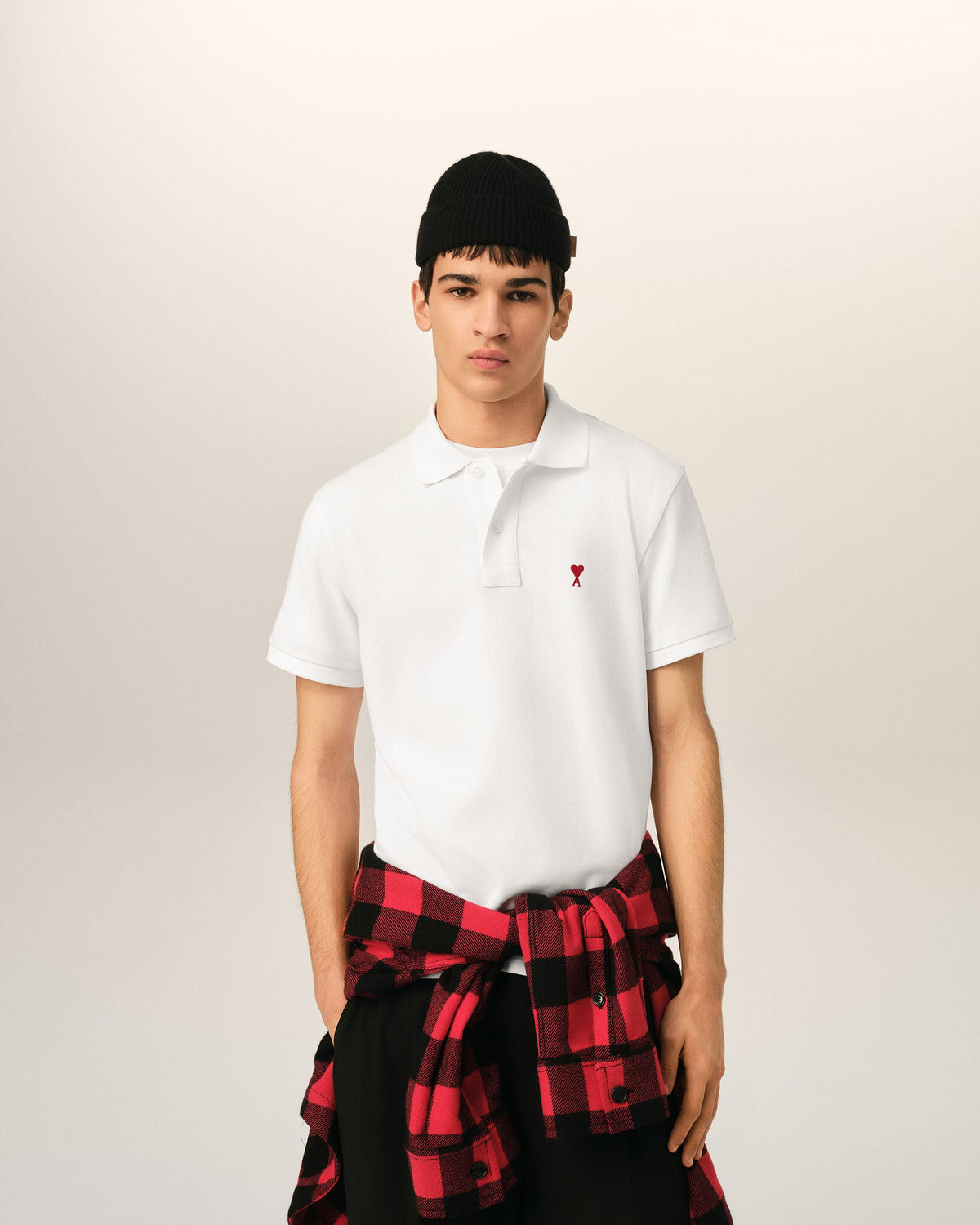 Polo Ami de Coeur en coton Blanc