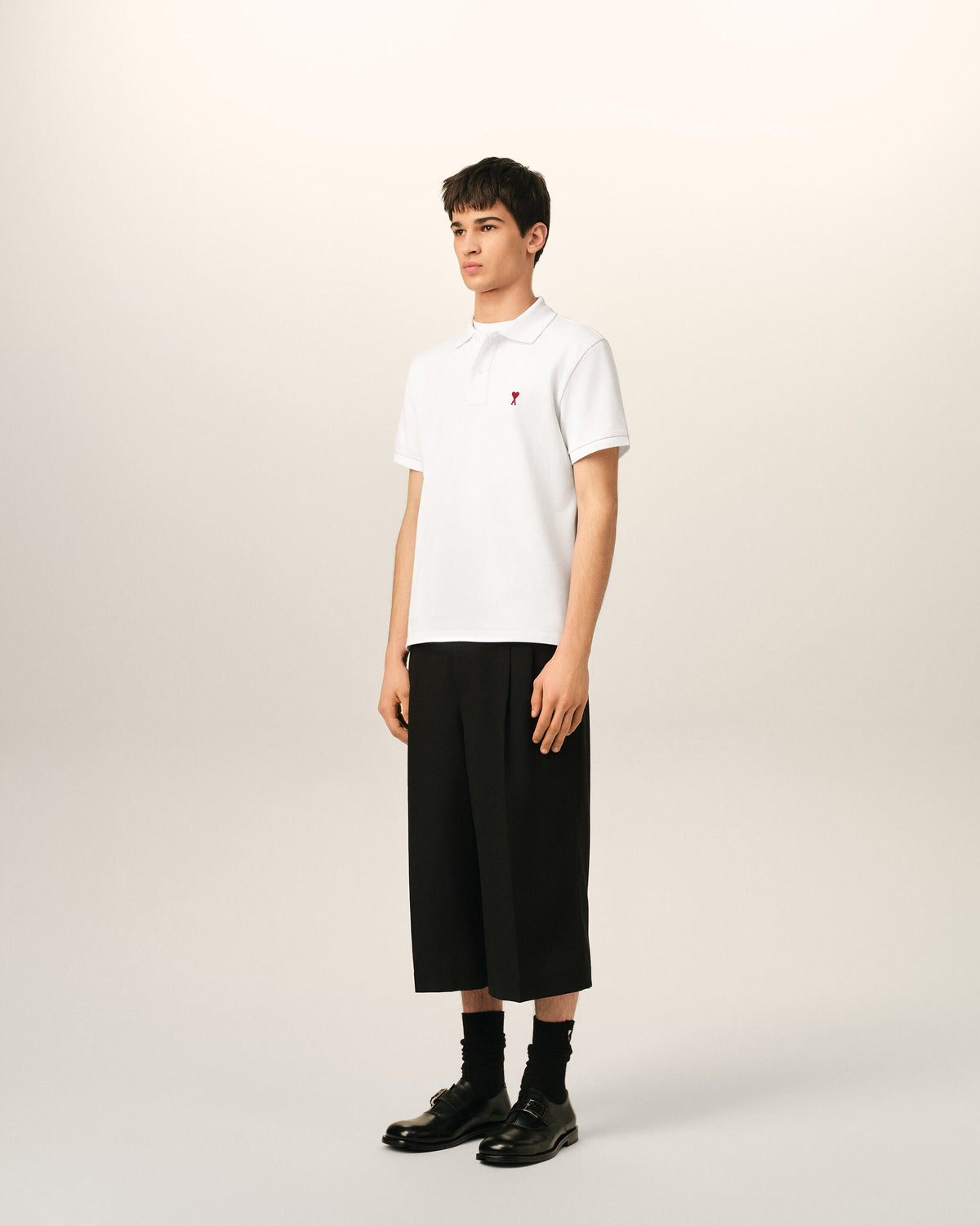 Polo Ami de Coeur en coton Blanc
