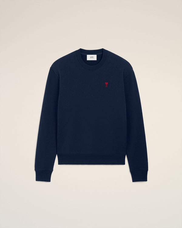 Sweatshirt Bleu Marine Ami de Coeur En Coton