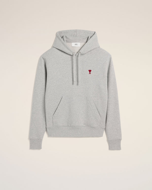 Hoodie Gris Ami de Coeur En Coton — GRIS CENDRE CHINE