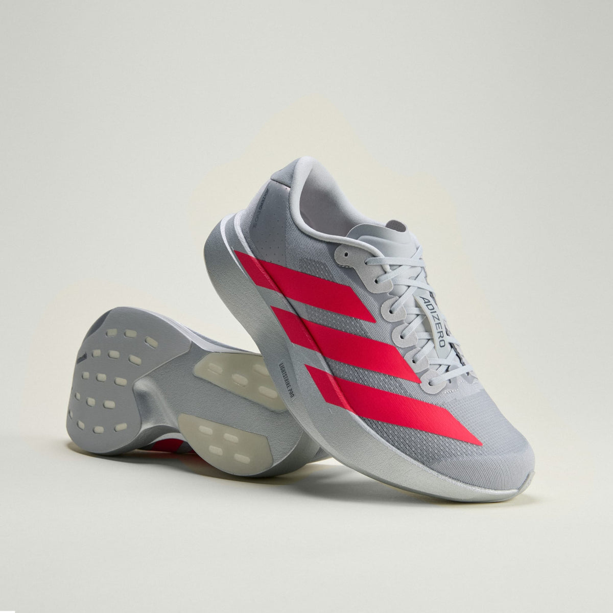 ADIDAS ADIZERO EVO SL Argent / Rouge