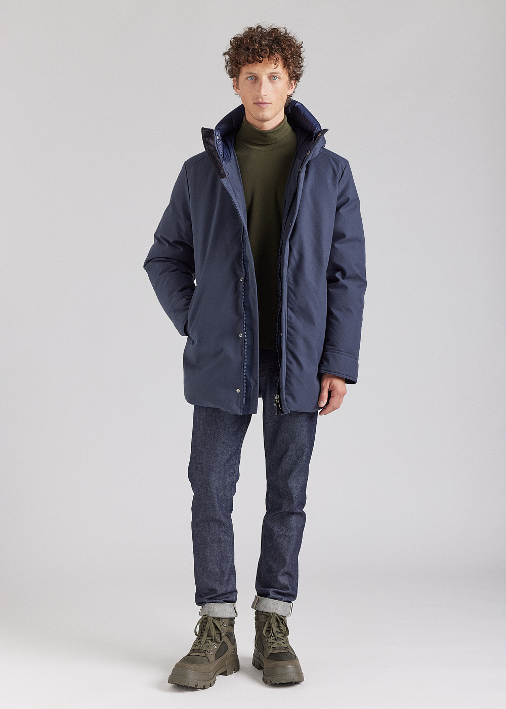 Manteau parka homme Pyrenex Balme Noire — AMIRAL