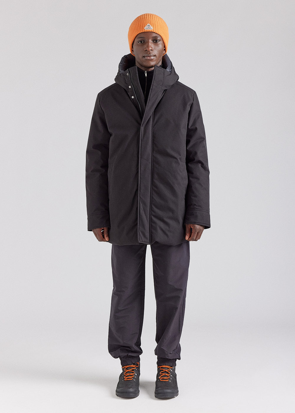 Manteau parka homme Pyrenex Balme Noire — BLACK