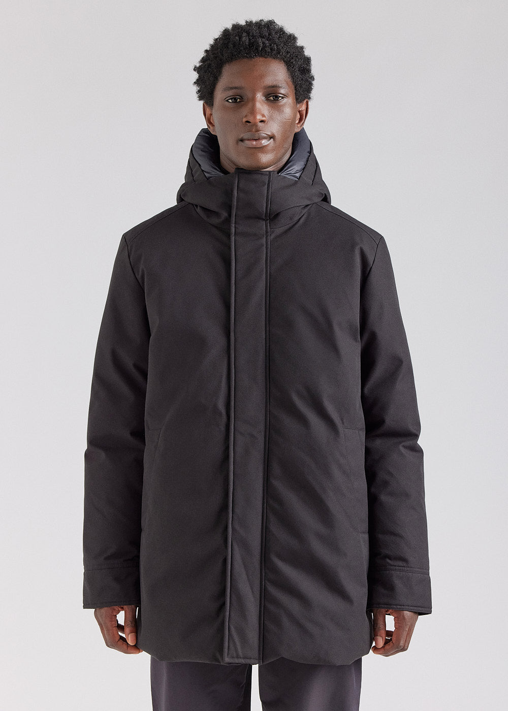 Manteau parka homme Pyrenex Balme Noire — BLACK