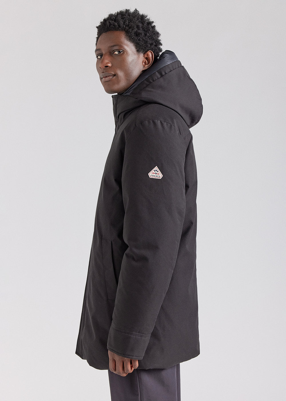 Manteau parka homme Pyrenex Balme Noire — BLACK