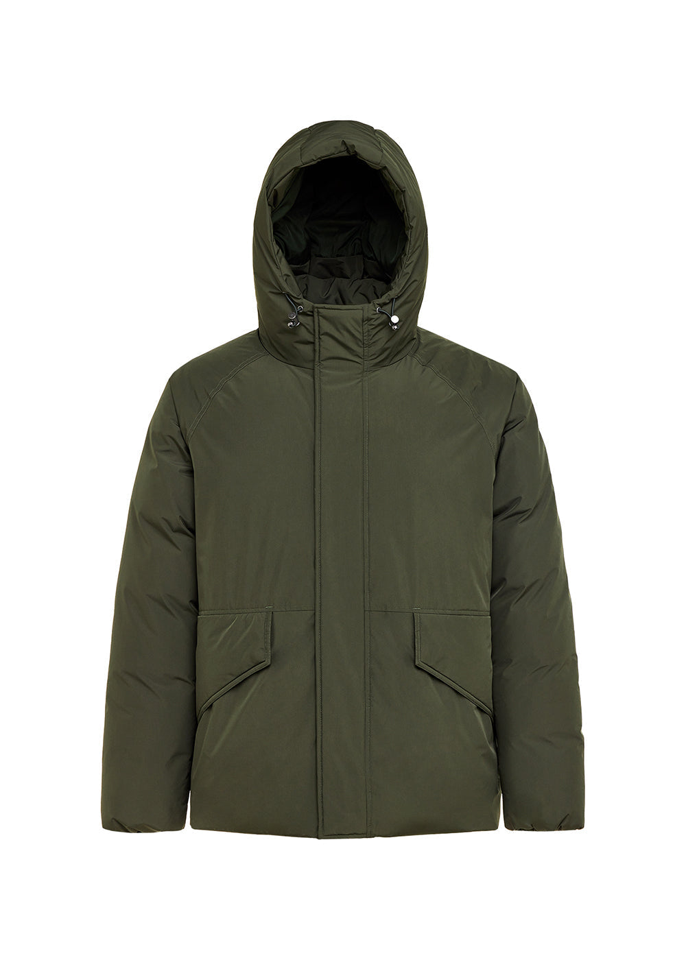 Parka courte homme Pyrenex Covert en duvet naturel Deep khaki