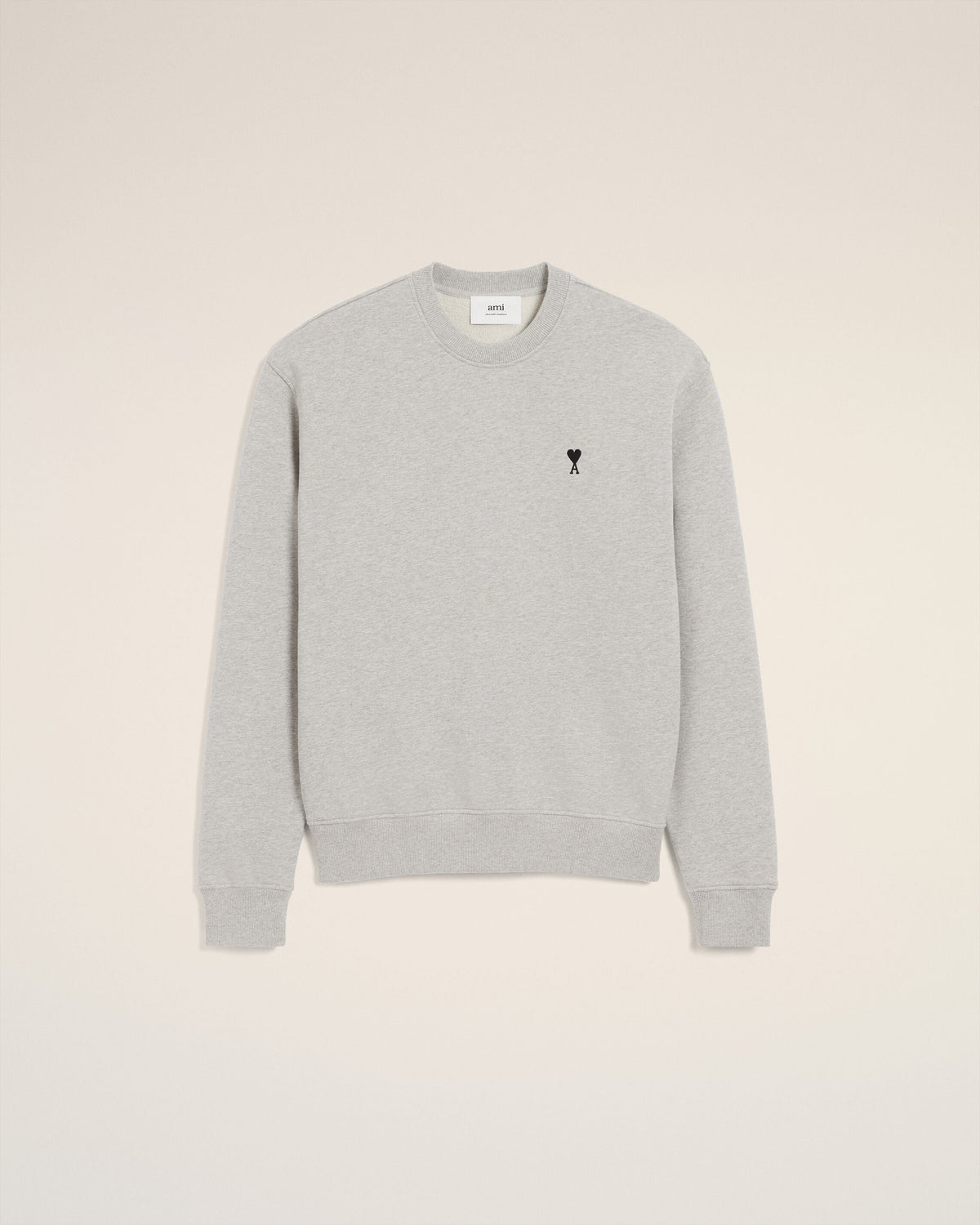 Sweatshirt Gris Ami De Coeur En Coton