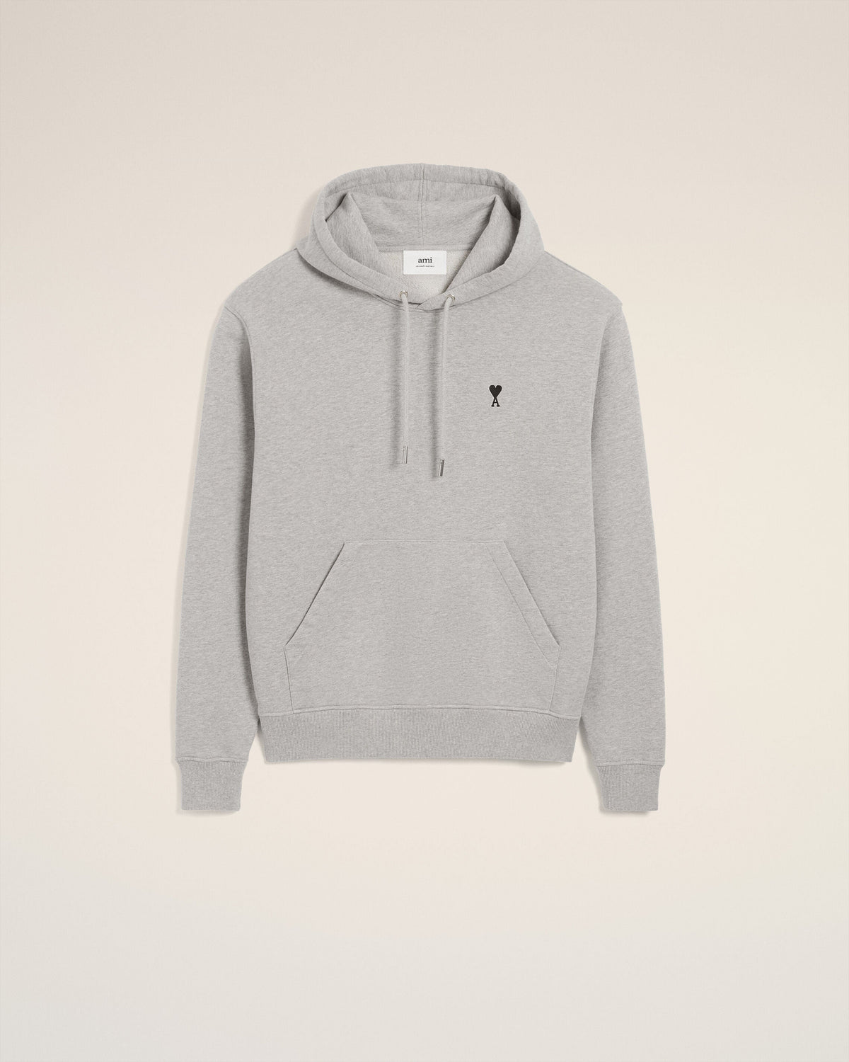 Hoodie Noir Ami de Coeur En Coton
