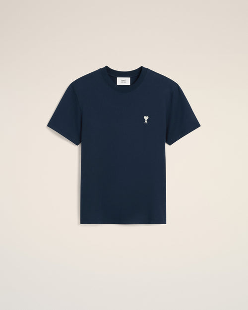 T-Shirt Bleu Marine Ami de Coeur En Coton — BLEU NUIT