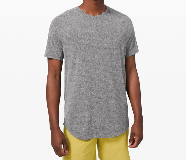 Lululemon DrySense Short Sleeve — Heather Grey Sage