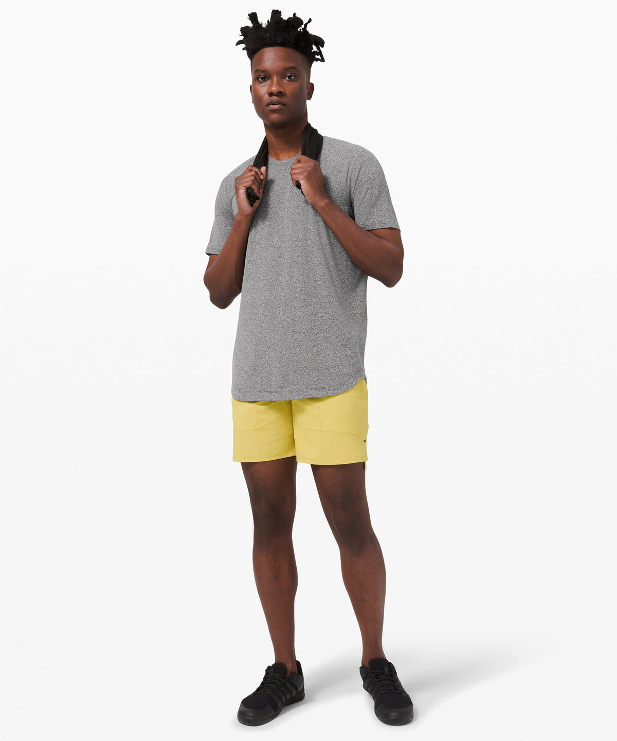 Lululemon DrySense Short Sleeve — Heather Grey Sage