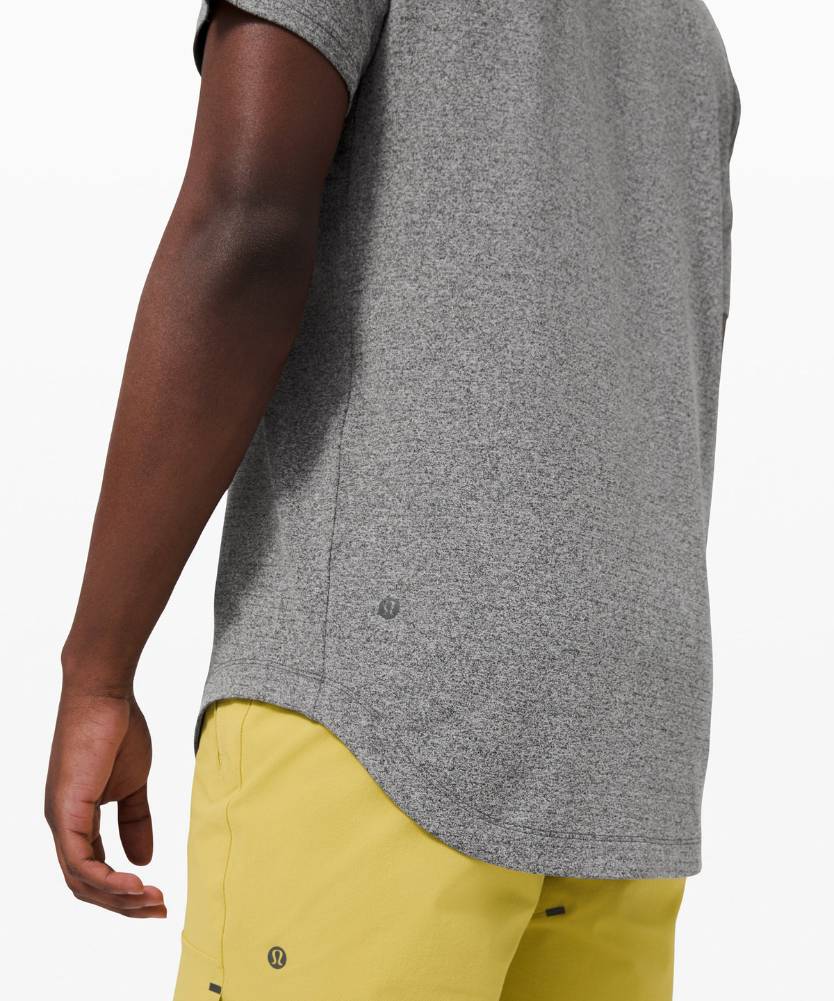 Lululemon DrySense Short Sleeve — Heather Grey Sage