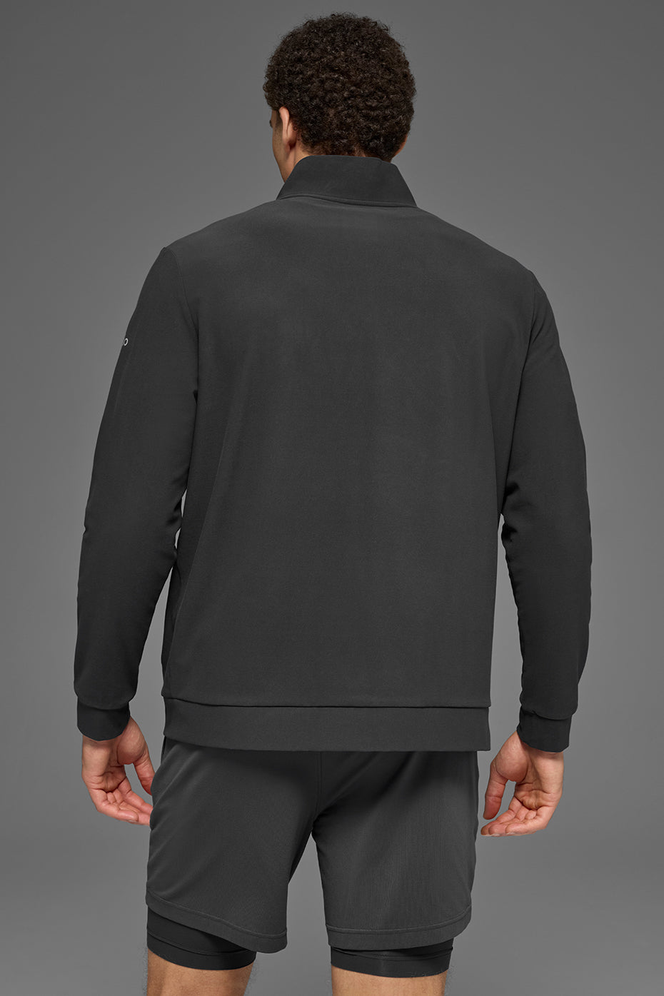 Veste Conquer Max Mock Neck Full Zip Anthracite
